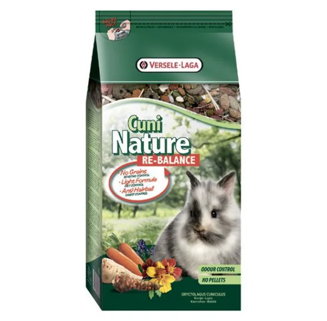 Беззерновой корм Versele-Laga Nature Cuni Fibres суперпремиум, для кроликов, 700 г