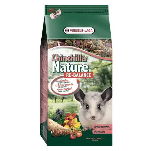 Беззерновой корм Versele-Laga Nature Chinchilla Fibres суперпремиум, для шиншилл, 700 г