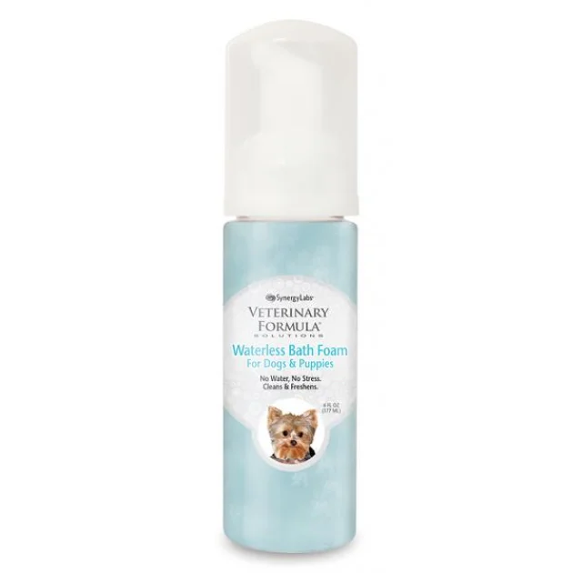 Шампунь Veterinary Formula Waterless Bath Foam для собак і цуценят, з екстрактом м'яти, 177 мл