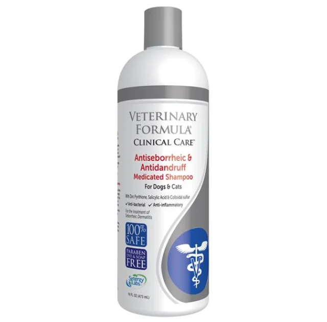 Шампунь Clinical Care Antiseborrheic and Antidandruff Medicated Shampoo для собак и кошек, 45 мл