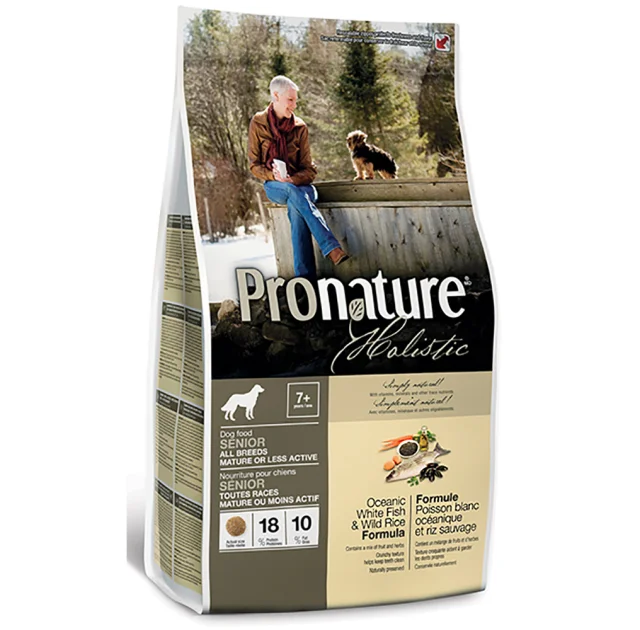 Сухий корм Pronature Holistic з океанічної білої рибою і диким рисом, холістік, для собак, 2.72 кг