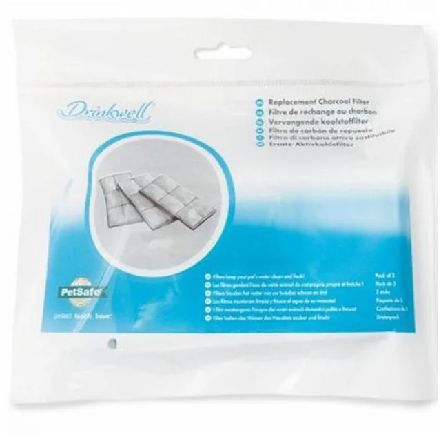 Фільтр PetSafe Drinkwell Filter змінний в фонтан-поїлку на 1.2 л і 5 л, в комплекті 3 шт