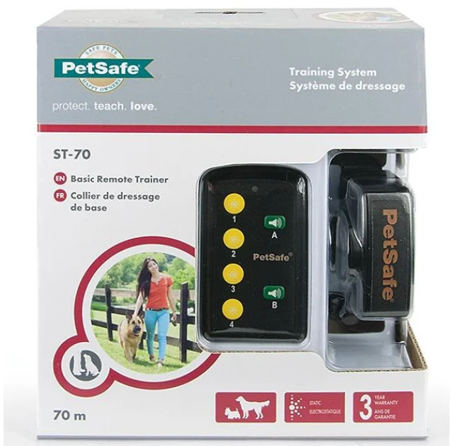 Электронный ошейник PetSafe Basic Remote Trainer для собак, с пультом, до 70 м