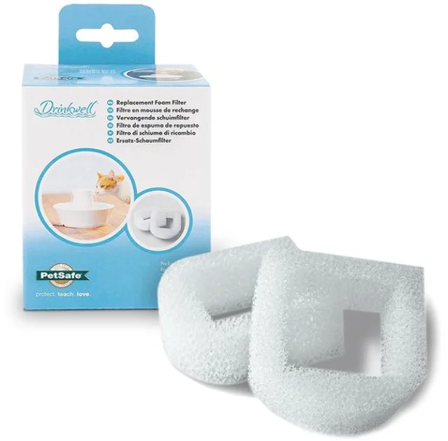 Фільтр PetSafe Drinkwell Foam Replacement Filter змінний, для фонтанів, 2 шт