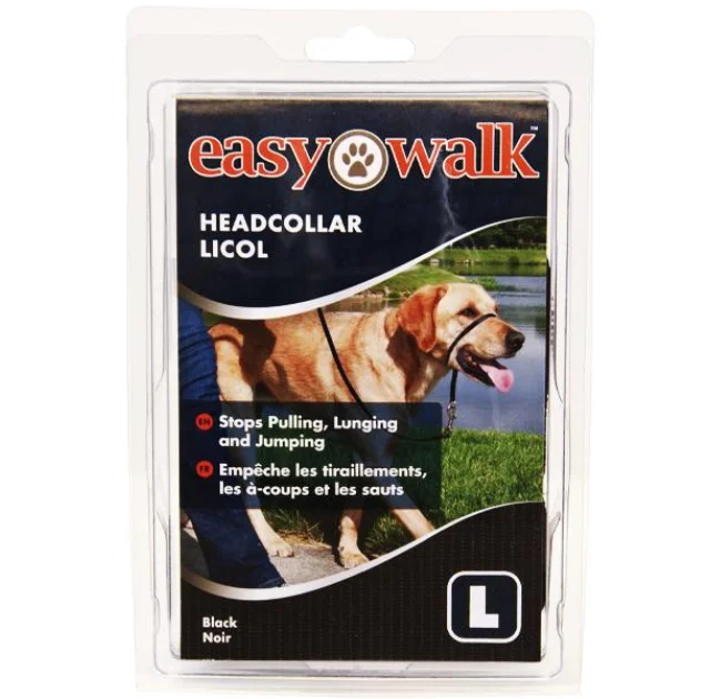 Ошейник Premier Easy Walk тренировочный, для собак, размер L, черный