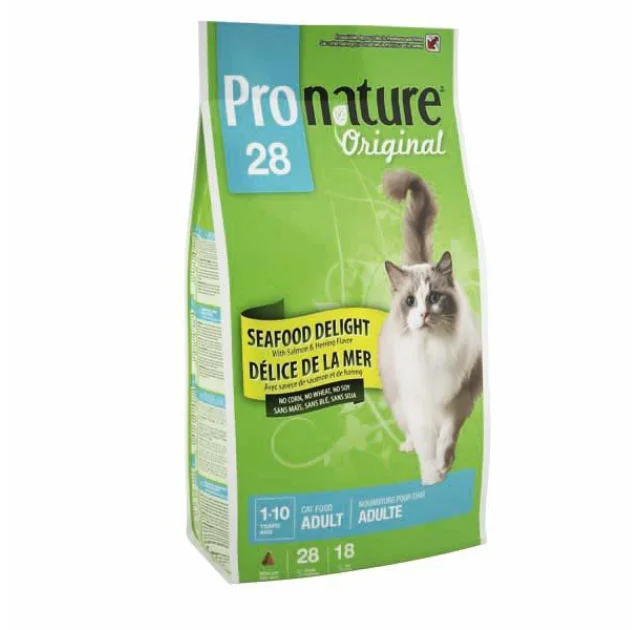 Сухий корм Pronature Original Adult Seafood для котів з морепродуктами, 350 г