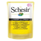Консерви Schesir Tuna Chicken для котів, тунець з курячим філе, пауч, 100 г