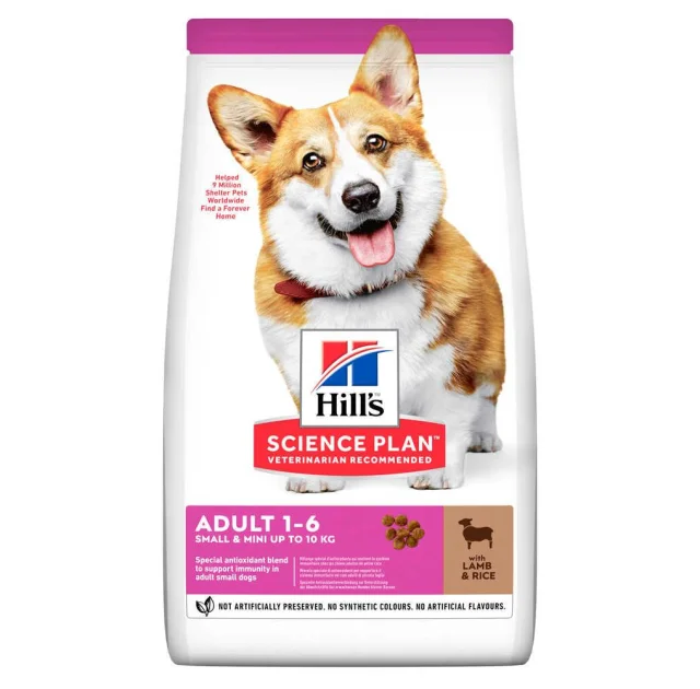 Сухий корм Hill's Science  Plan Adult Small & Mini для собак, з ягням і рисом, 6 кг