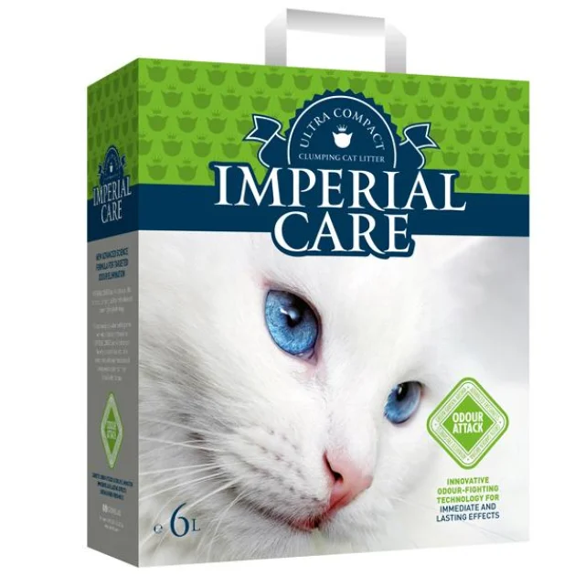 Наполнитель Imperial Care Odour Attack ультра-комкующийся, для кошек, с ароматом летнего сада, 6 кг