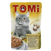 Консерви Tomi poultry rabbit з птицею і кроликом, для котів, вологий корм, пауч, 100 г