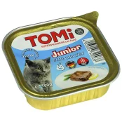 Консерви Tomi junior супер преміум, для кошенят з куркою, паштет, 100 г