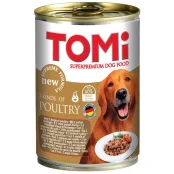 Консервы Tomi 3 kinds of poultry 3 вида птицы, супер премиум, для собак, 1.2  кг