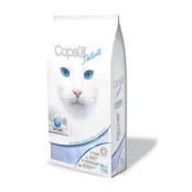 Наполнитель Capsull Delicate baby powder кварцевый, для кошачьего туалета, капсулы 3 мм, 1.5 кг