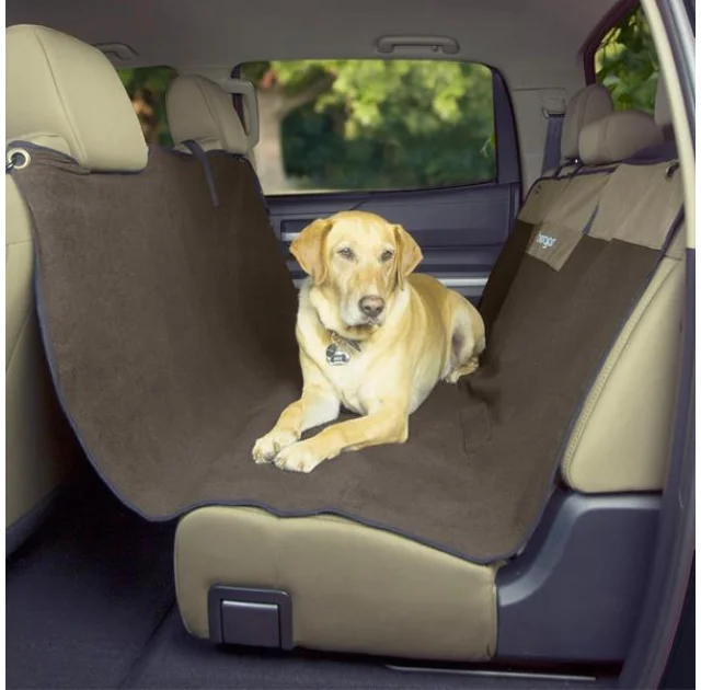 Підстилка Bergan Deluxe Microfiber Auto Seat Protector для собак, в автомобіль, на заднє сидіння, бежева