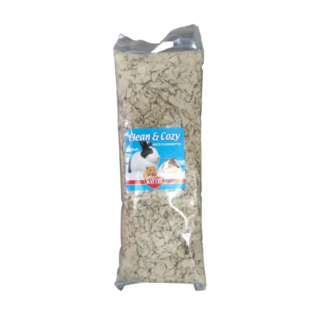 Підстилка Kaytee Clean & Cozy White для гризунів, целюлоза, біла, 314 мл