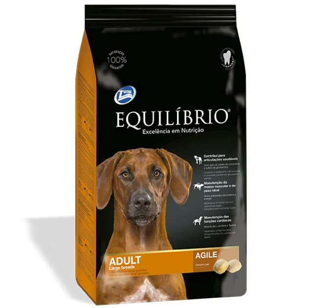 Сухой корм Equilibrio Dog суперпремиум, для собак крупных и гигантских пород, 15 кг