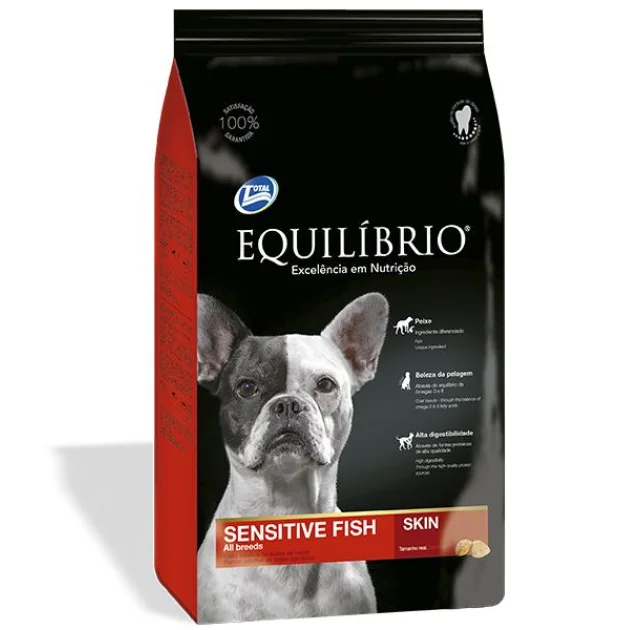 Сухой корм Equilibrio Dog с рыбой, суперпремиум, для собак всех пород, 15 кг