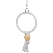 Іграшка Flamingo Ring мотузяне кільце, для папуг, велика, 24х5х40 см