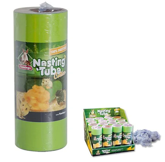 Волокно Flamingo Nesting Tube Cotton для гнізда гризунів, бавовна, 25 г
