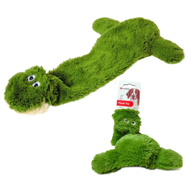Іграшка Flamingo Shaky Frog м'яка, для собак, плюш, 32 см