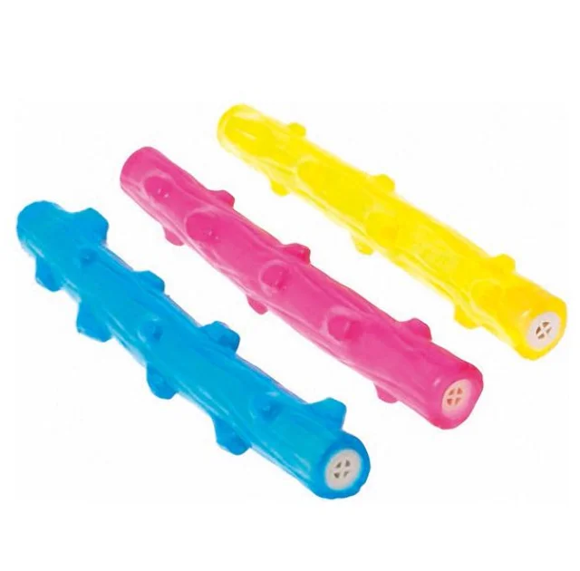 Игрушка Flamingo Good4Fun Playstick для собак, палка, латекс, с пищалкой, 30 см
