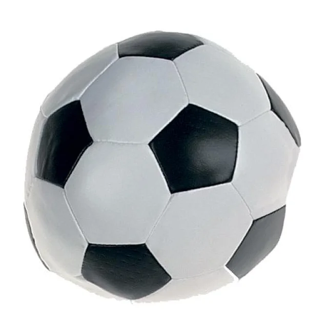 Іграшка Flamingo Soccerball Blackwhite для собак, м'яч чорно-білий, штучна шкіра, 15 см