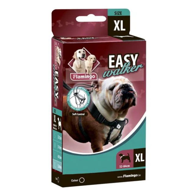 Шлейка Flamingo Easy Walker тренировочная, для собак, нейлон, L, 40-58 см