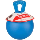 Игрушка Flamingo Power Ball для крупных собак, мяч плавающий с ручкой, резина, 22 см