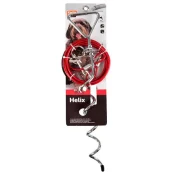 Повідець Flamingo Tie Out Cable для собак, металевий трос з карабінами, 3 м, 43 см