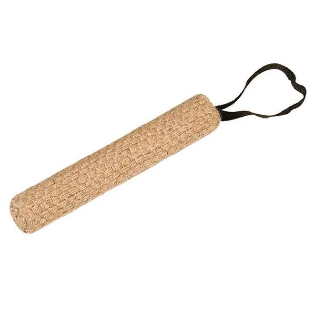 Іграшка Flamingo Sisal Dummy Handles для собак, апорт з ручкою, сизаль, L, 30х5 см