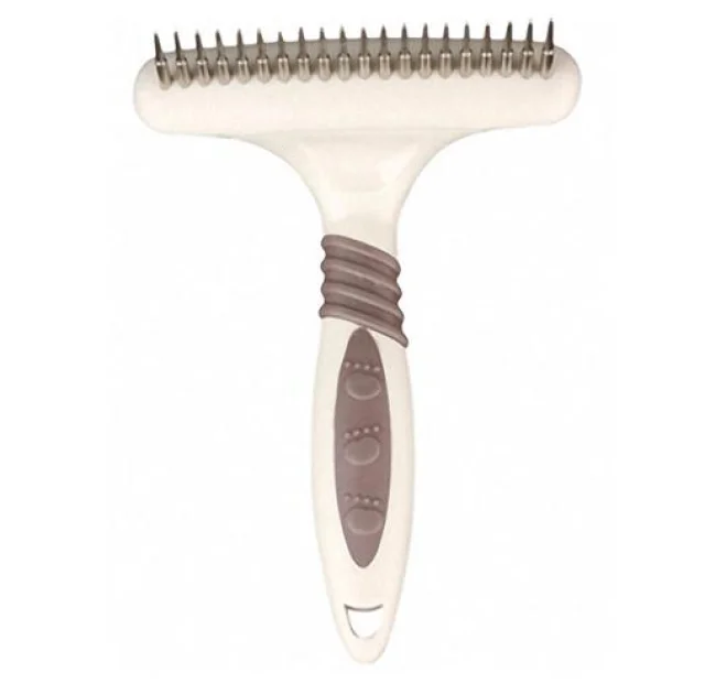 Гребінець Flamingo Groo "ME Rake 20 Teeth однорядні граблі для довгошерстих собак, 20 зубців