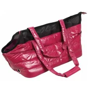 Сумка-переноска Flamingo Doudou Pink S для собак и кошек, розовая, плащёвка, 50×22×24 см