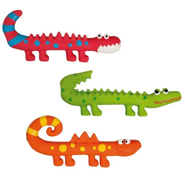 Іграшки Flamingo Jurassic для собак, динозаври латексні, з пищалкой, 20х8.5х3 см