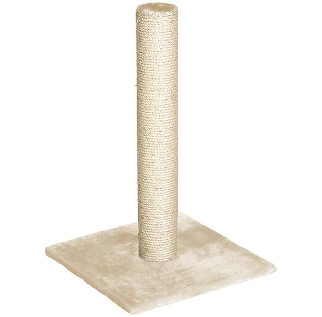 Кігтеточка Flamingo Lisa Beige стовпчик для котів, бежевий, 59×38×38 см
