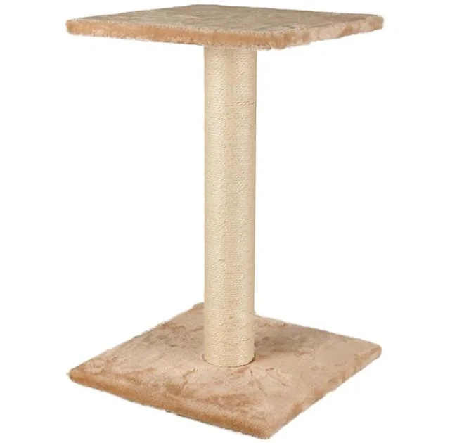 Кігтеточка Flamingo Steffi Beige для котів, з платформою, бежевий, 60×38×38 см