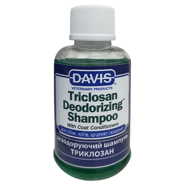Шампунь Davis Triclosan Deodorizing Shampoo дезодорирующий, для собак і котів, концентрат, 50 мл