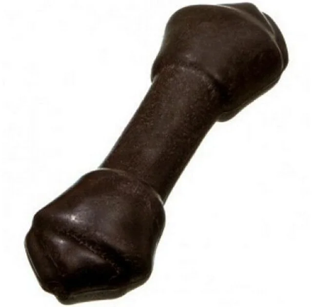 Игрушка Flamingo Good4Fun Bone Chocolate для собак, кость шоколадная, резина, 10 см