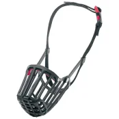 Намордник Flamingo Muzzle Syntetic 10 для собак, пластик, 10×7×15 см, 40/62 см