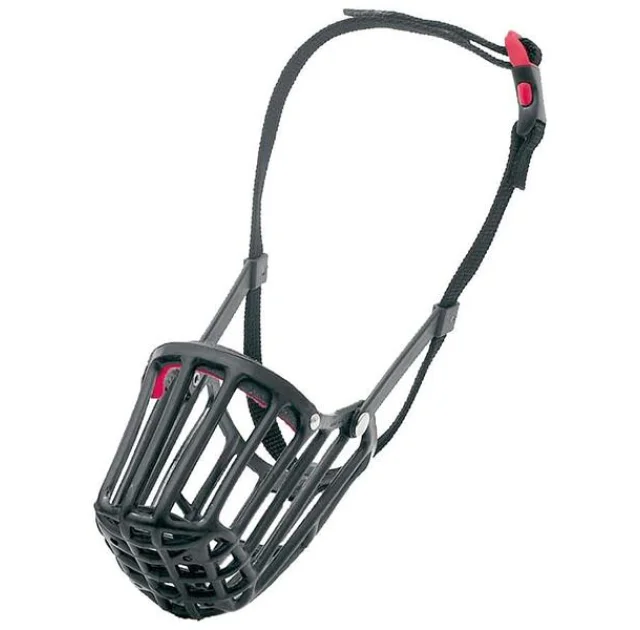 Намордник Flamingo Muzzle Syntetic 10 для собак, пластик, 10×7×15 см, 40/62 см