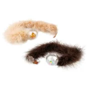 Игрушка Flamingo Shaky Boa пушистая, для котов, боа, 4.5х40 см