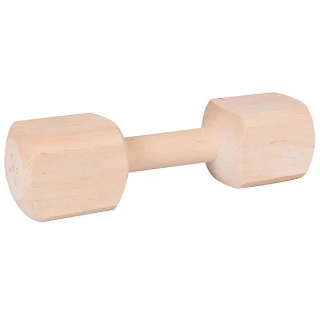 Іграшка Flamingo Retrieve Block апорт для собак, гантель дерев'яна, 24 см