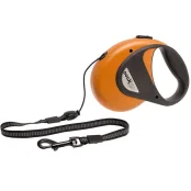 Поводок-рулетка Flamingo Dogx2Go Cord для собак до 20 кг, зелений, розмір M, 8 м