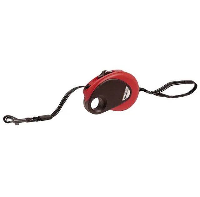 Поводок-рулетка Flamingo Dogx2GO Belt Mini для собак до 8 кг, синий, 2.5 м