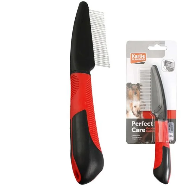 Гребінець Flamingo Comb Rotating Teeth для собак з обертовими зубцями, середня