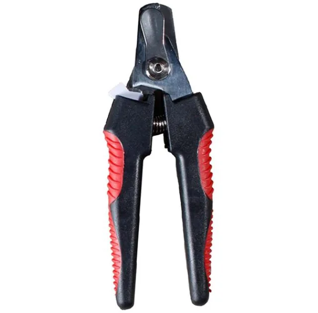 Когтерез Flamingo Nail Clipper для кошек и собак малых пород, с ограничителем и замком, 16х5.5 см