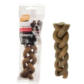 Лакомство Flamingo Stick Brawny Woven плетеное, для собак с рыбьим жиром, 115 г, 19 см