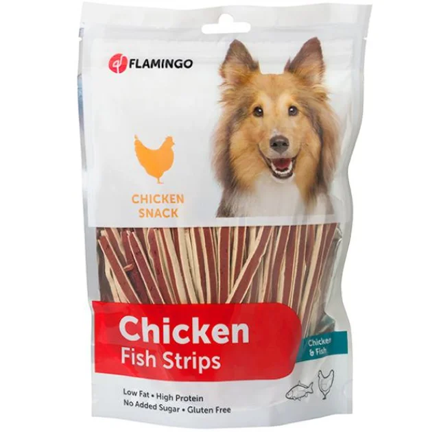 Лакомство Flamingo Chickеn Snack Sandwich для собак, 85 г
