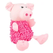 Іграшка Flamingo Shaggy Pig м'яка, для собак, плюш, 22 см