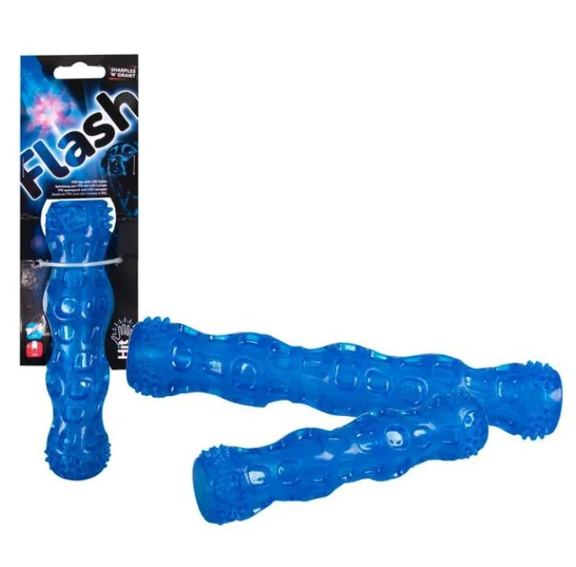 Іграшка Flamingo Stick + LED з LED підсвічуванням, для собак, гума, 28 см