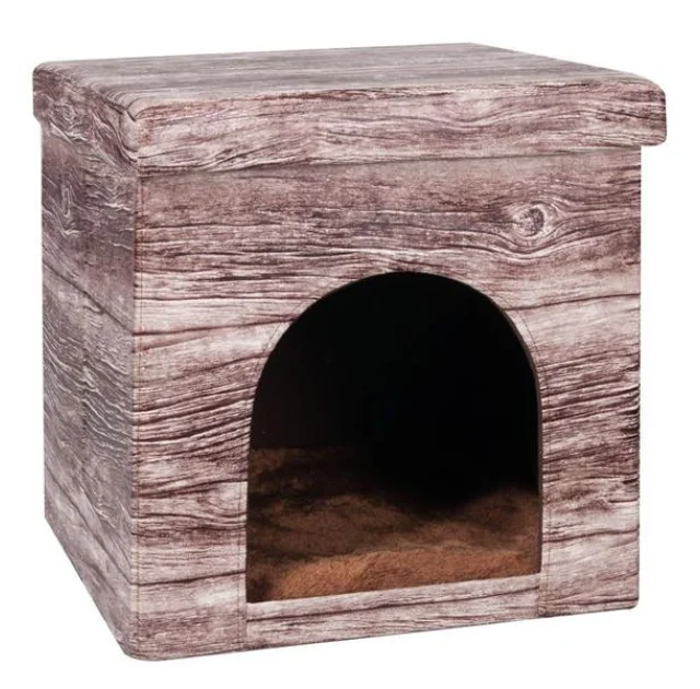Будиночок Flamingo Chalet House для котів і собак, трикотаж, 38×38×37 см